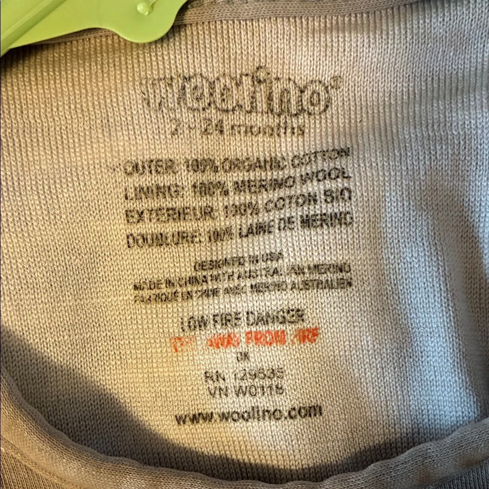 Woombie Striped Sleeveless Baby Sleep Sack - Gray - Picture 4 of 12